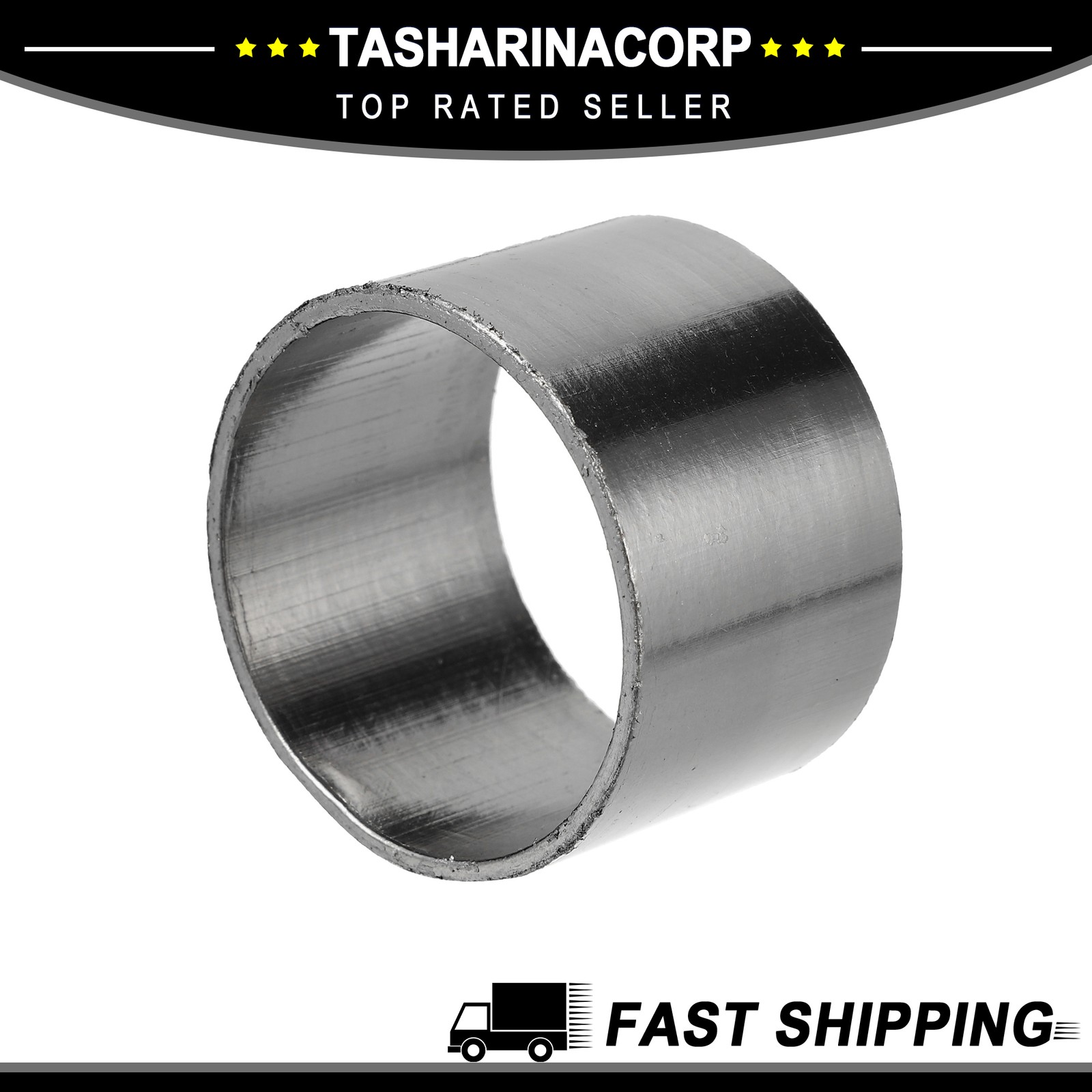 42mm ID 46mm OD Single Exhaust Muffler Pipe Gasket Graphite Seal Ring Connectors