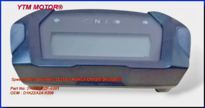 Speedometer Odometer LCD for HONDA CRF250L 2012-2016 37100 KZZF-A201 (Kmh)