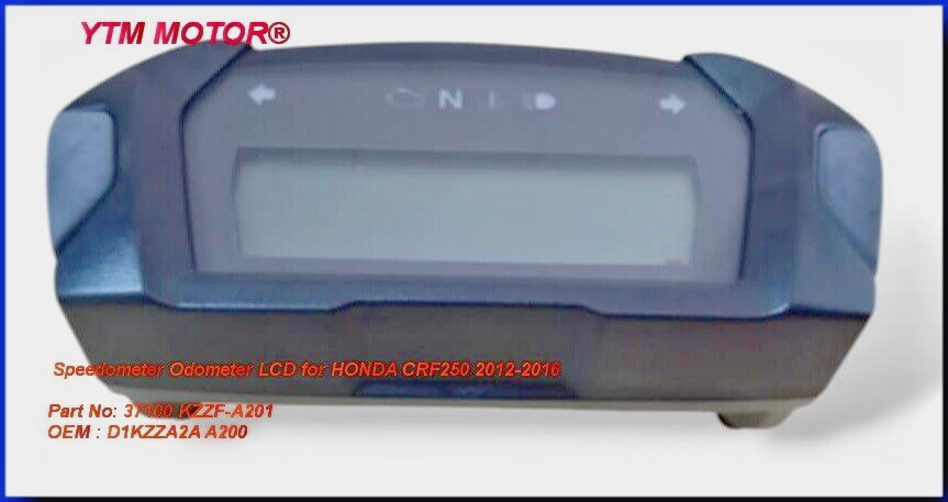 Speedometer Odometer LCD for HONDA CRF250L 2012-2016 37100 KZZF-A201