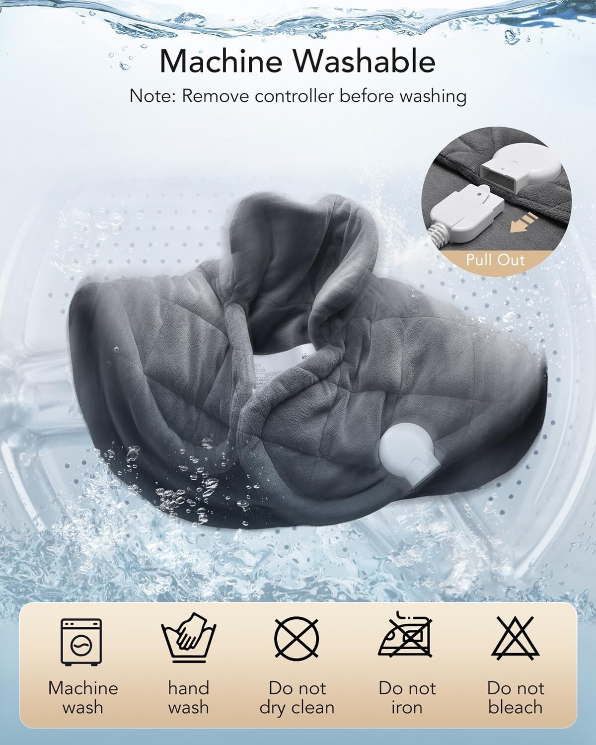 Weighted Heating Pad for Neck Shoulders Back Heated Pad Neck Warmer Pain Relief