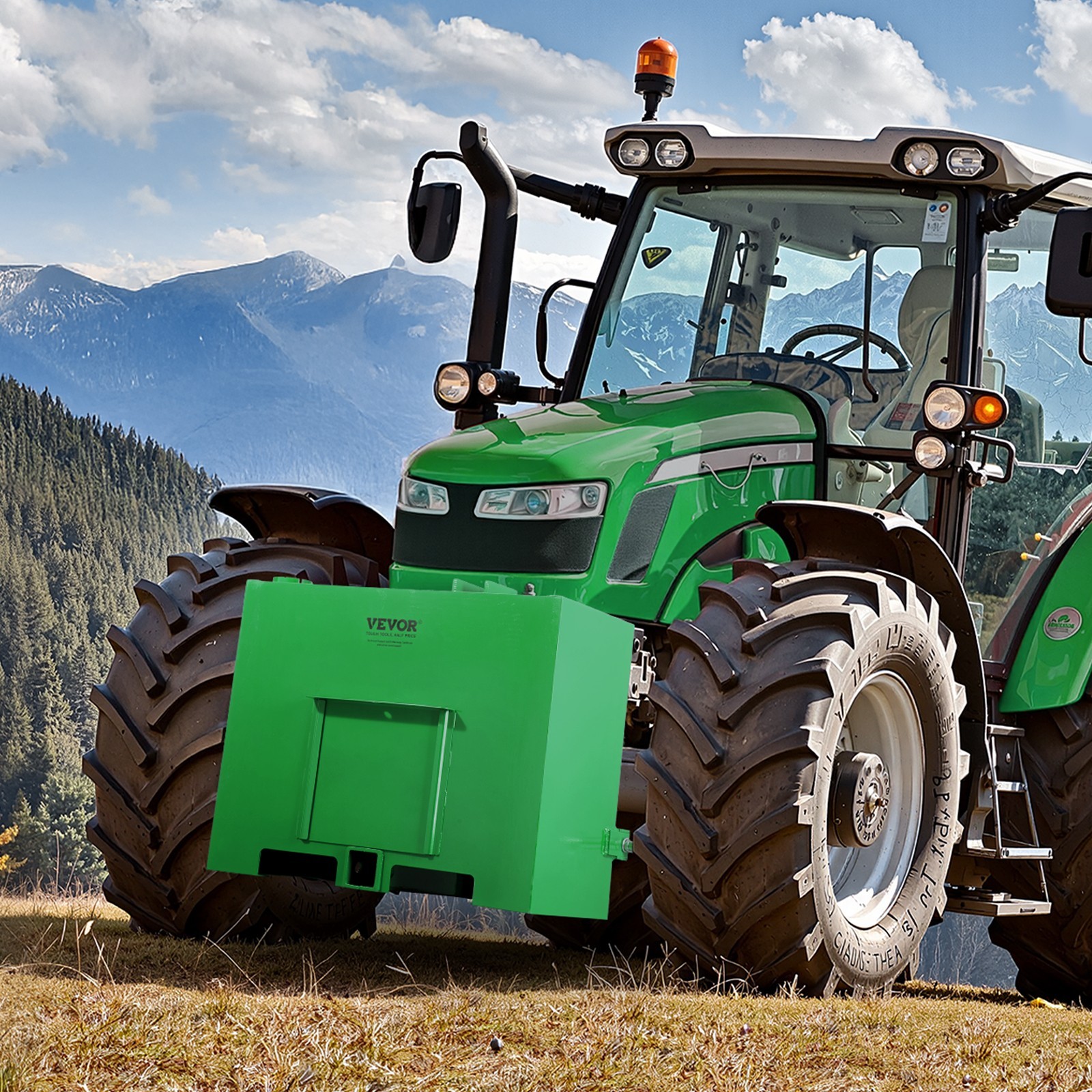 VEVOR Ballast Box 3 Point Category 1 Tractor Quick Tach Hitch Counterweight