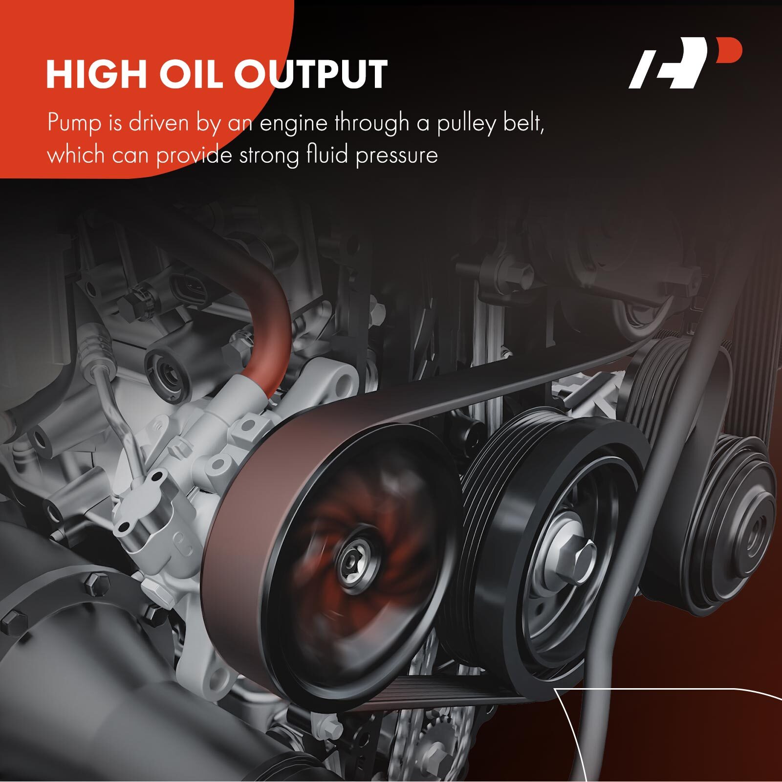 Power Steering Pump with Pulley for INFINITI G35 2003-2007 Nissan 350Z V6 3.5L