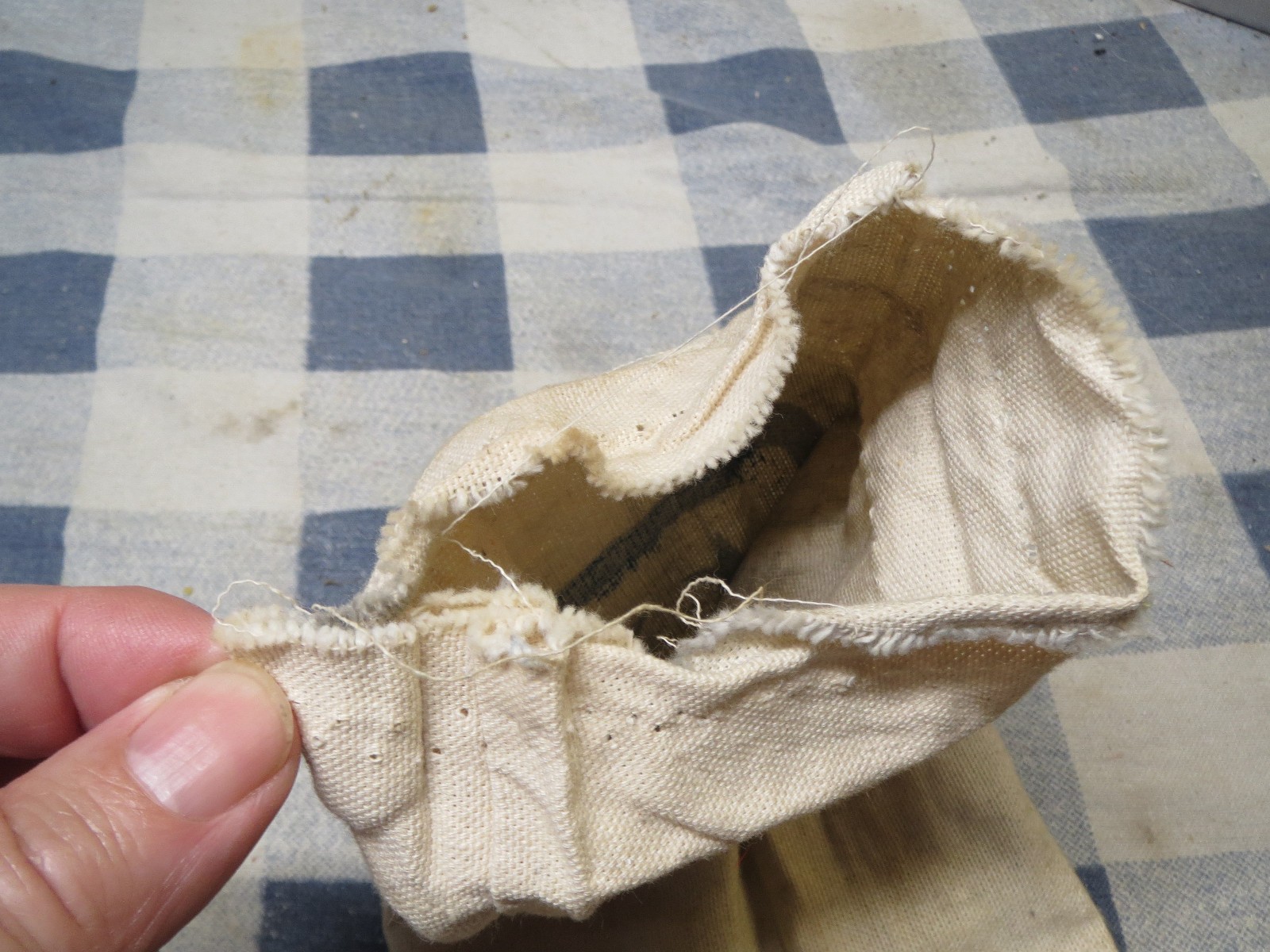 Vintage Sturdy Canvas STARSHOT Brand Chilled #9 Lead Shot Bag EMPTY !