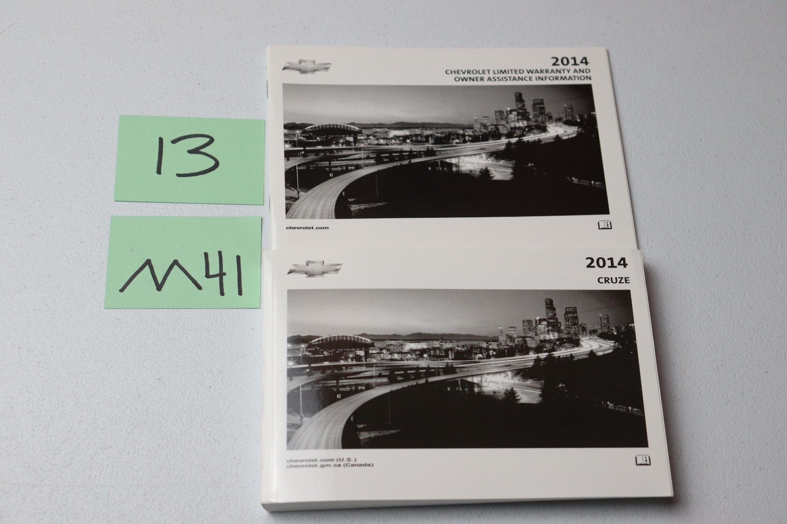 2014 Chevy Chevrolet Cruze Owners Manual Free Shipping OEM Guide Book