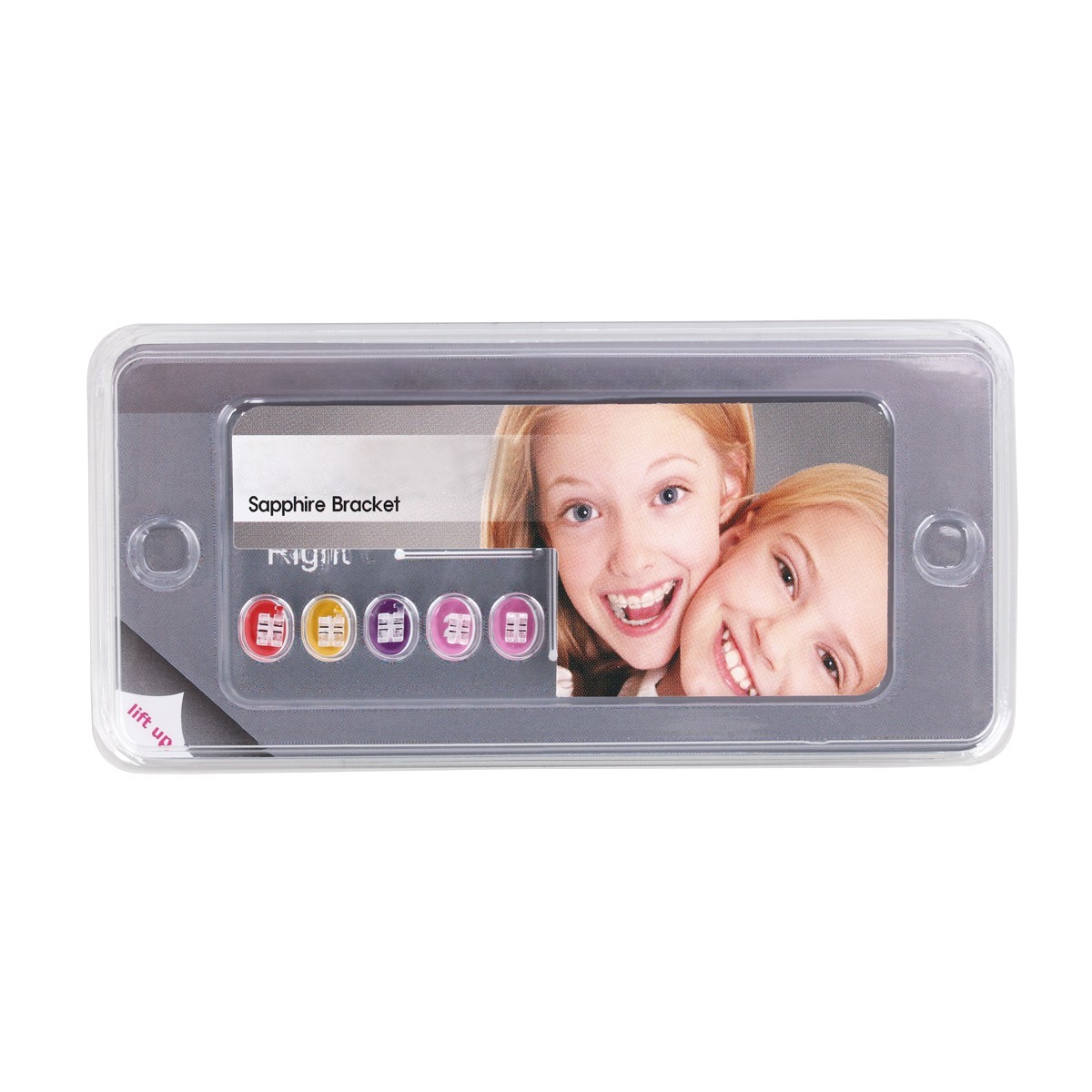 AZDENT Dental Orthodontic Sapphire Bracket Ceramic Braces Roth/MBT 022 Hooks 345