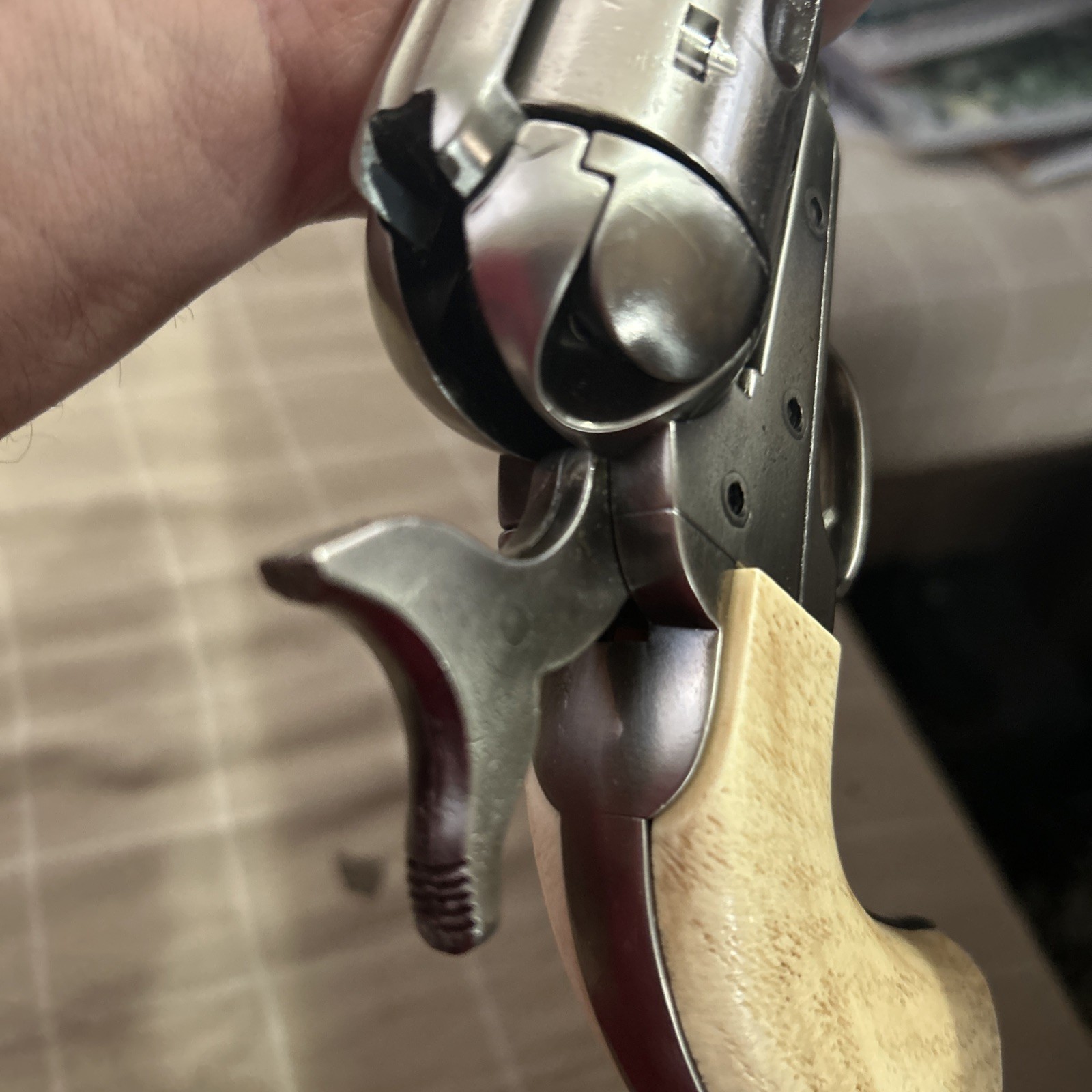 vintage COLT SINGLE ACTION ARMY .45 REVOLVER REALISTIC MOVIE PROP gun replica