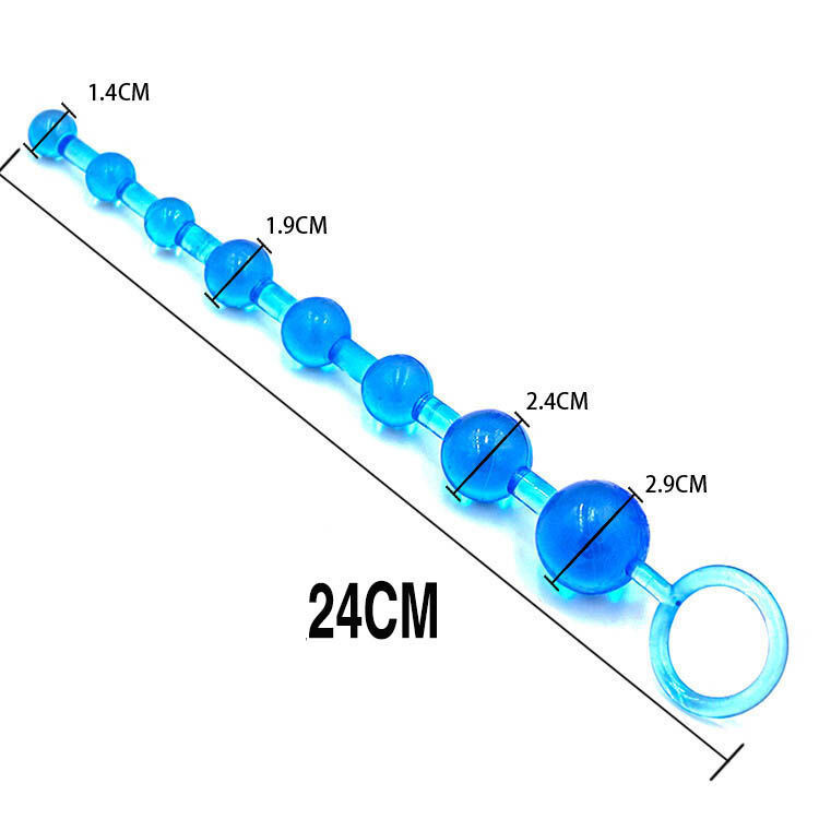 Anal Beads Butt Plug Soft Silicone Anal Sex Toys For Men Women Beginners Dildo