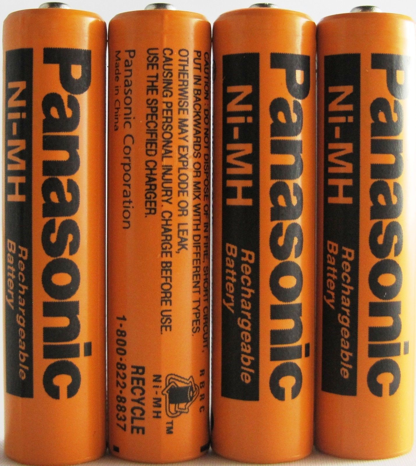 4 Panasonic 1.2V Ni-MH AAA Rechargeable Batteries for Cordless Phones From USA
