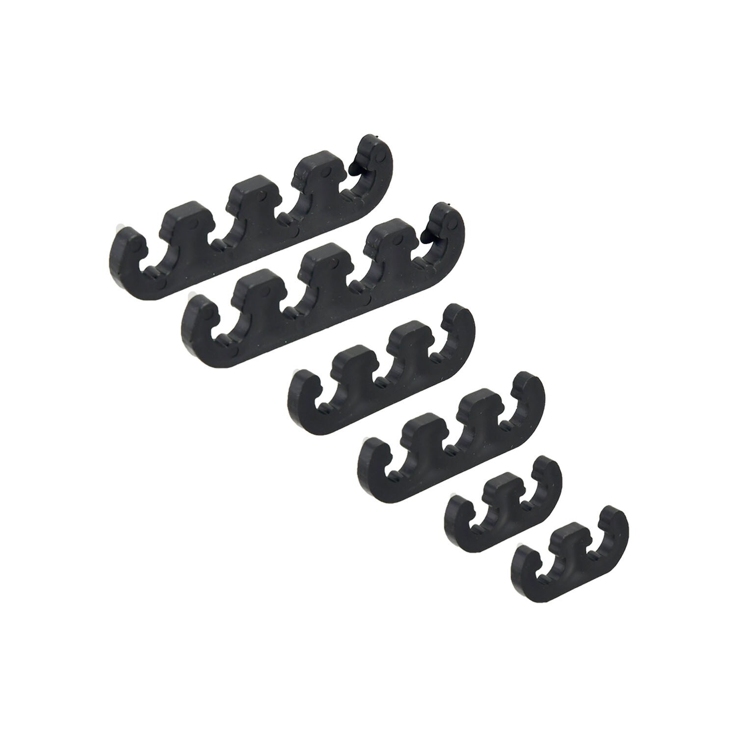 SB Chevy HEI Distributor Black Cap & Rotor & 8.5mm Black Spark Plug Wires SBC V8