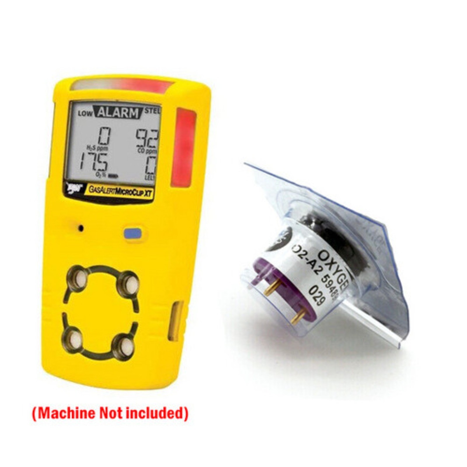 New! Alphasense O2-A2 Oxygen Sensor for BW Technologies Gas Alert MicroClip