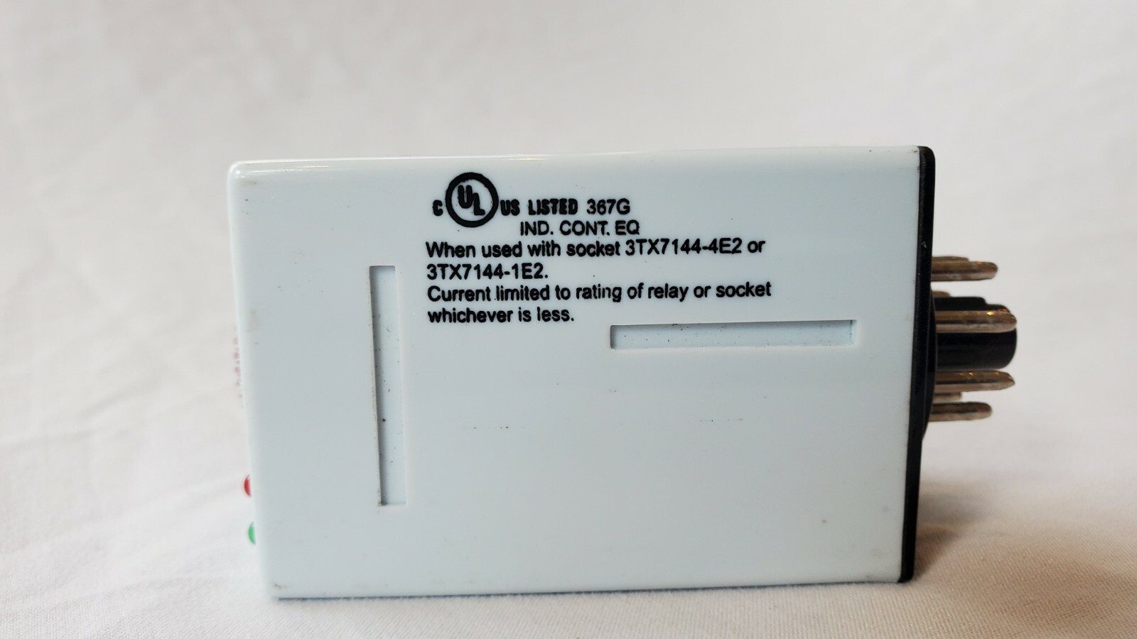 SIEMENS OND-DFOB-120 8 PIN TIME DELAY RELAY
