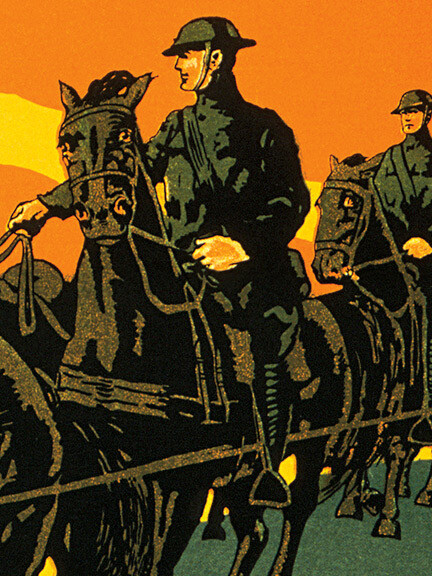 1919 US Army Adventure! Enlist in Field Artillery! WWI Poster - 18x24