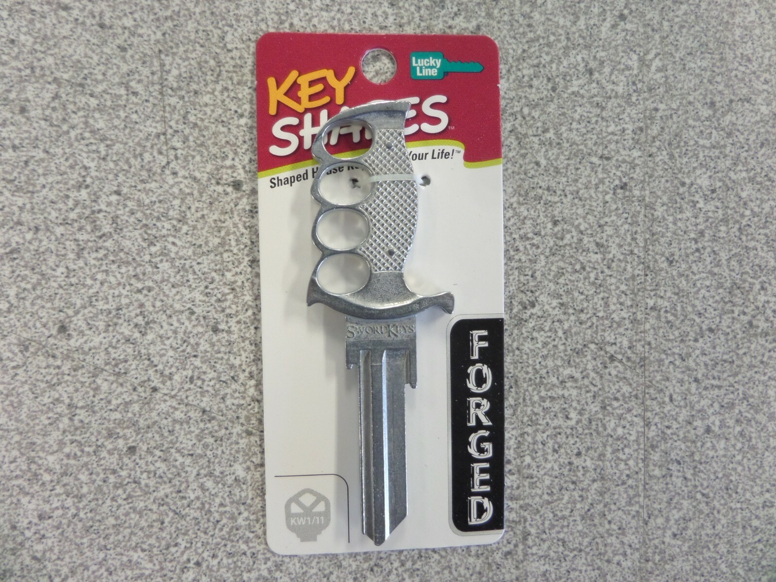 LUCKY LINE B302K KNIFE KWIKSET KW1 KEYWAY HOUSE KEY FORGED KEY SHAPES