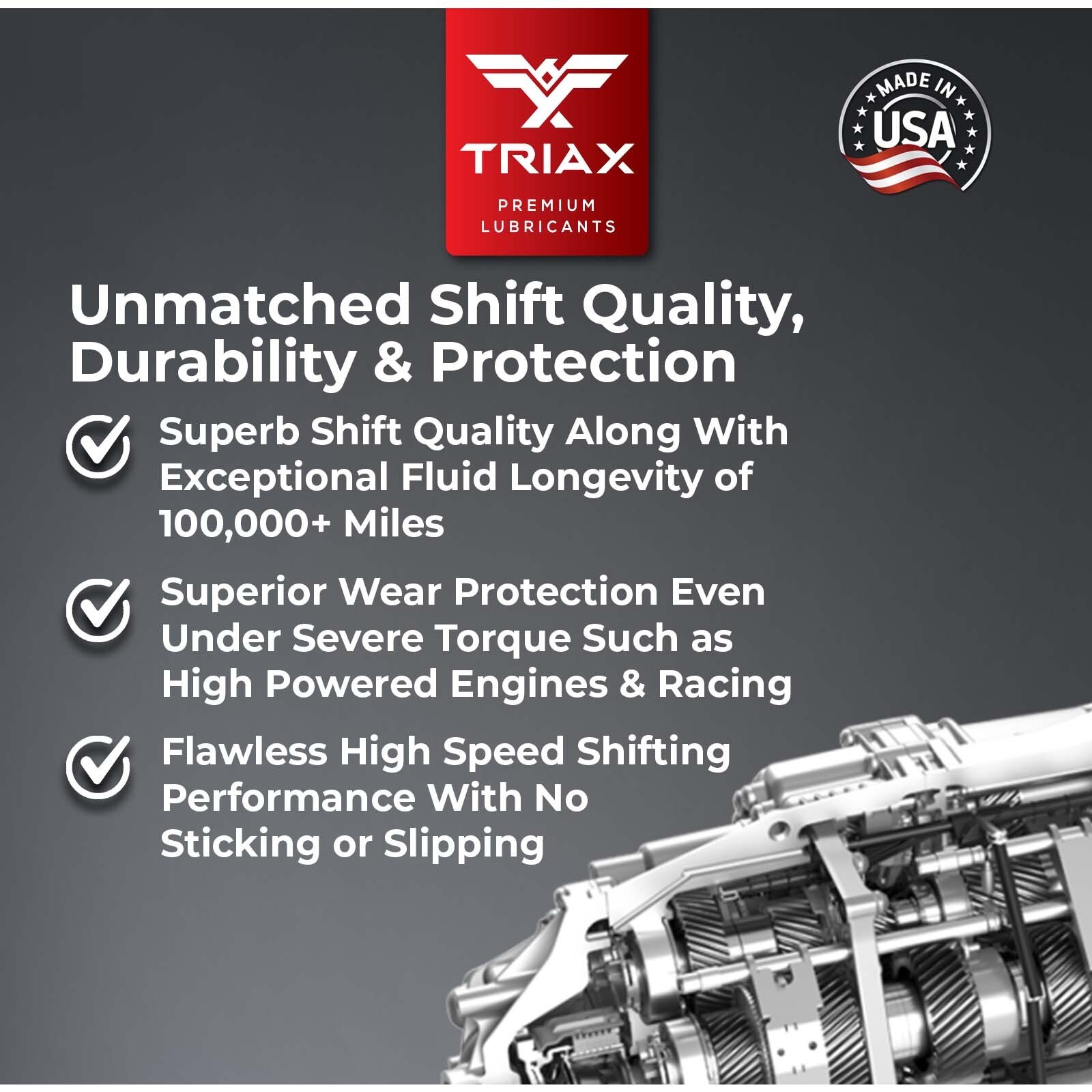 TRIAX DCT ATF Dual Clutch Full Synthetic, Lifetime Fill (1 Quart)