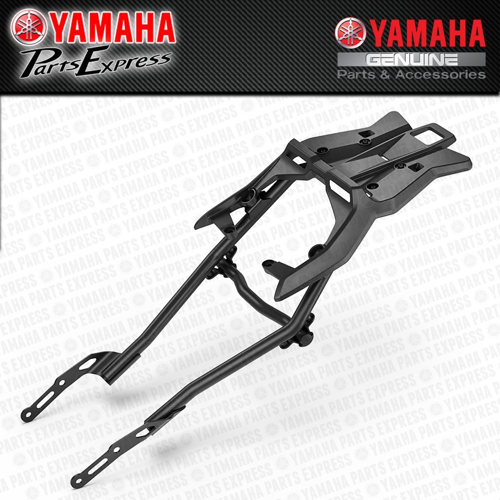 2025 2026 YAMAHA MT-07 MT07 MT 07 OEM BLACK REAR CARGO RACK CARRIER & GRAB BAR