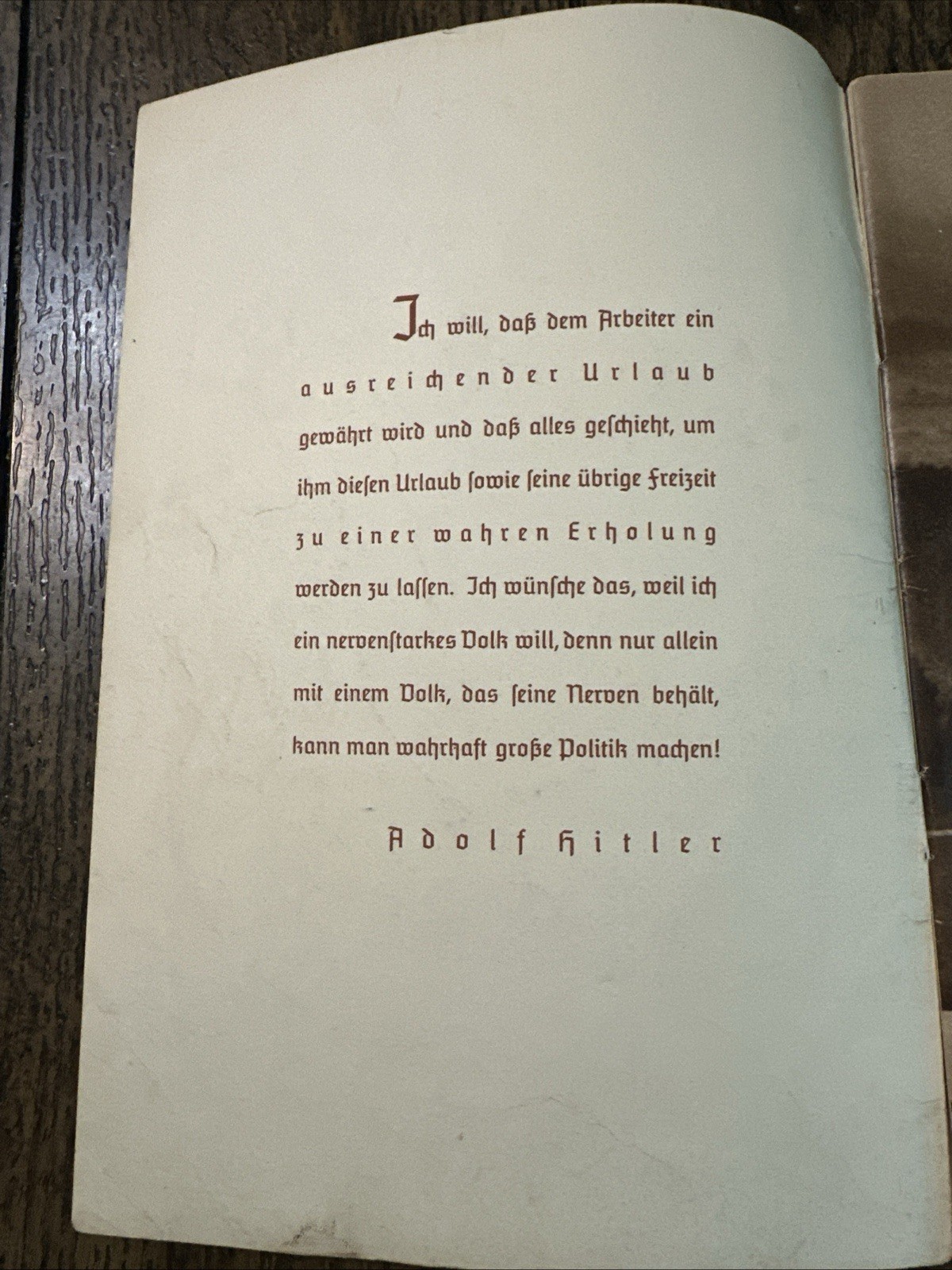 RARE 1937 German Travel Brochure "Urlaubsreife" (Holiday Ready)