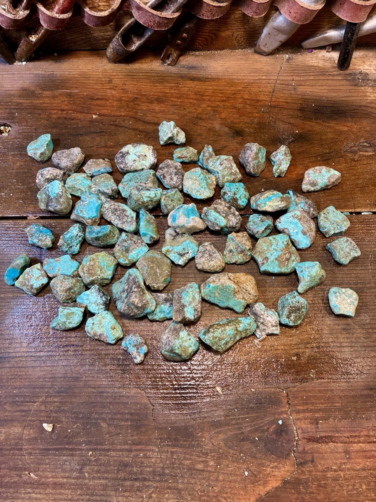 Ribbon & Skin Rock & Kaolin Blues! Ithaca Peak Turquoise! ONLY 5 left! Now $175!