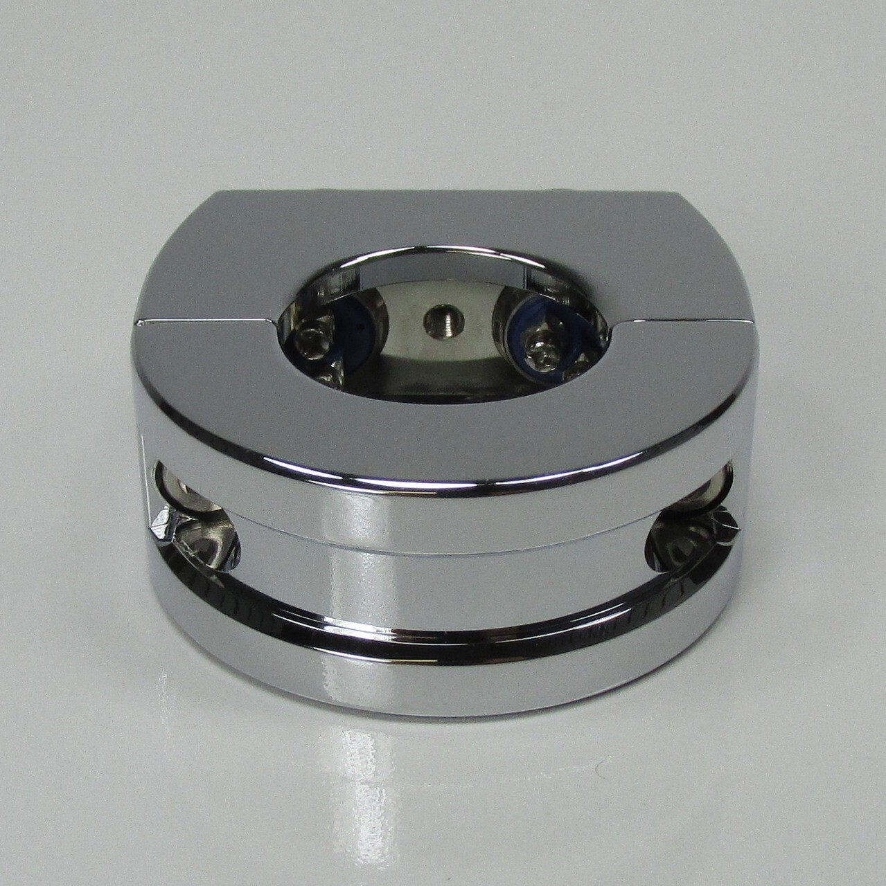 Billet Alum. 2-Button, Chrome Switch Block for 1" Handlebars Custom Chopper Cafe