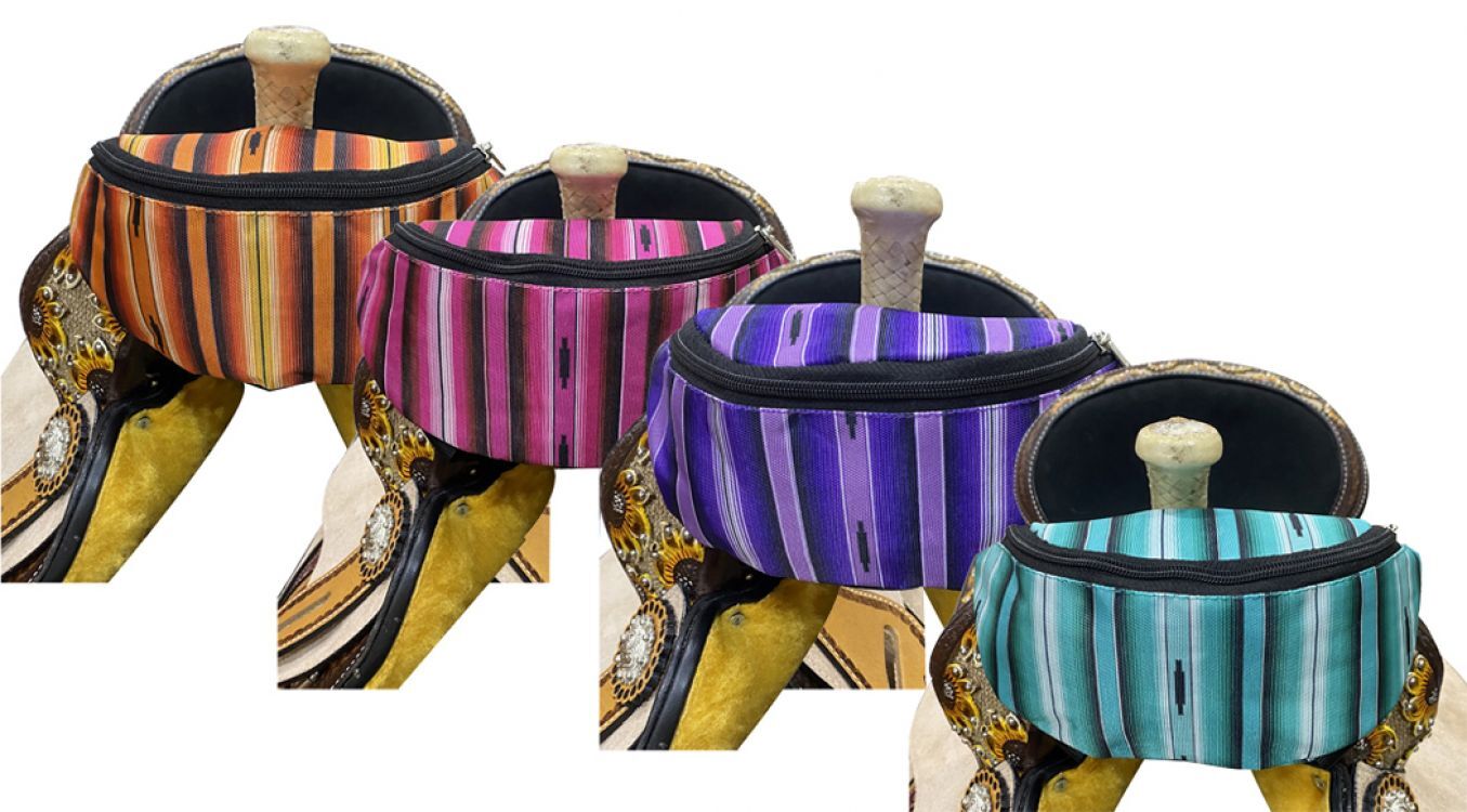 Showman Southwest Design Insulated Nylon Saddle Pouch