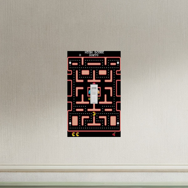 Ms. Pac-man Light Switch Plates Outlet cover rocker plate home decor