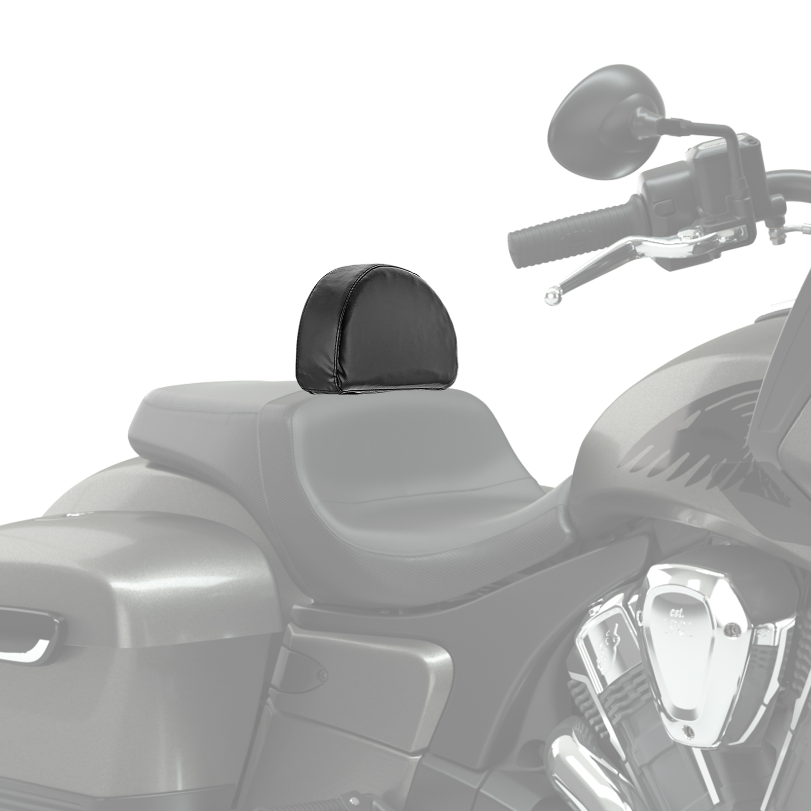 Quick Detachable Rider Driver Backrest For 2020-UP Indian Challenger Dark Horse
