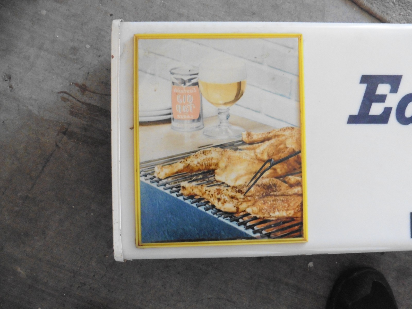 Vintage 60's Eastside Old Tap Lager Beer lite light up Sign Pabst Brewing