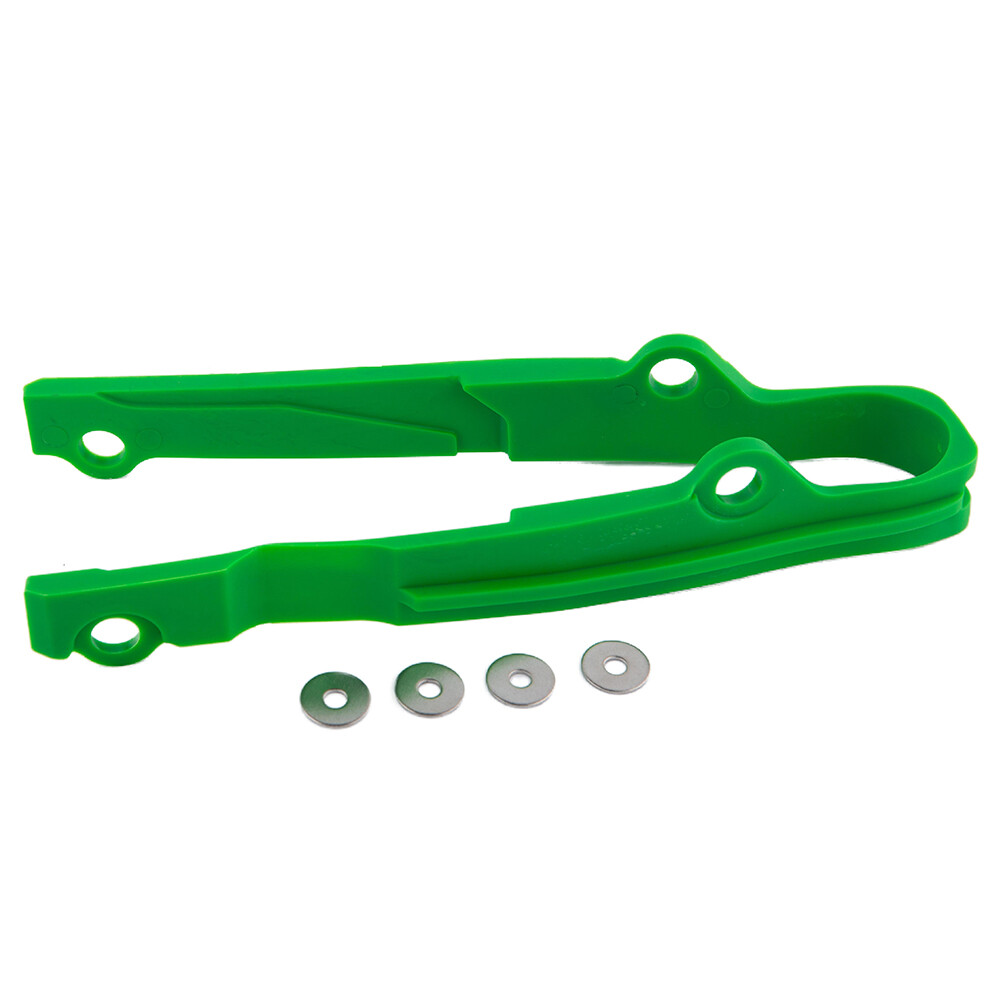 Green Swingarm Chain Slider Buffer Guide Fit Kawasaki KX125 KX250 1994-2007