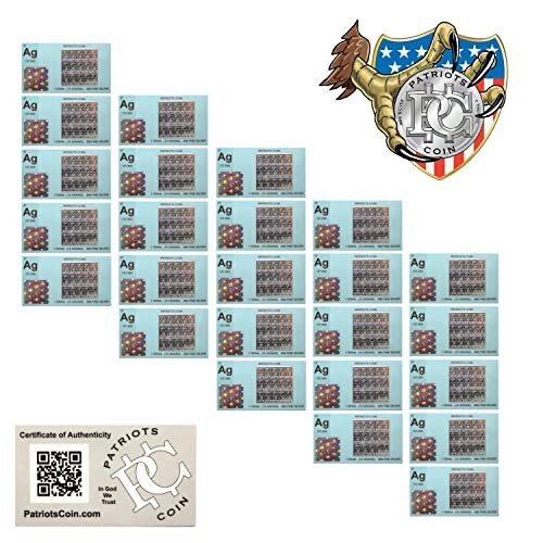 25 One Gram Bars That Snap Apart .999 Silver 1 Gram Silver Pure Silver Stamps