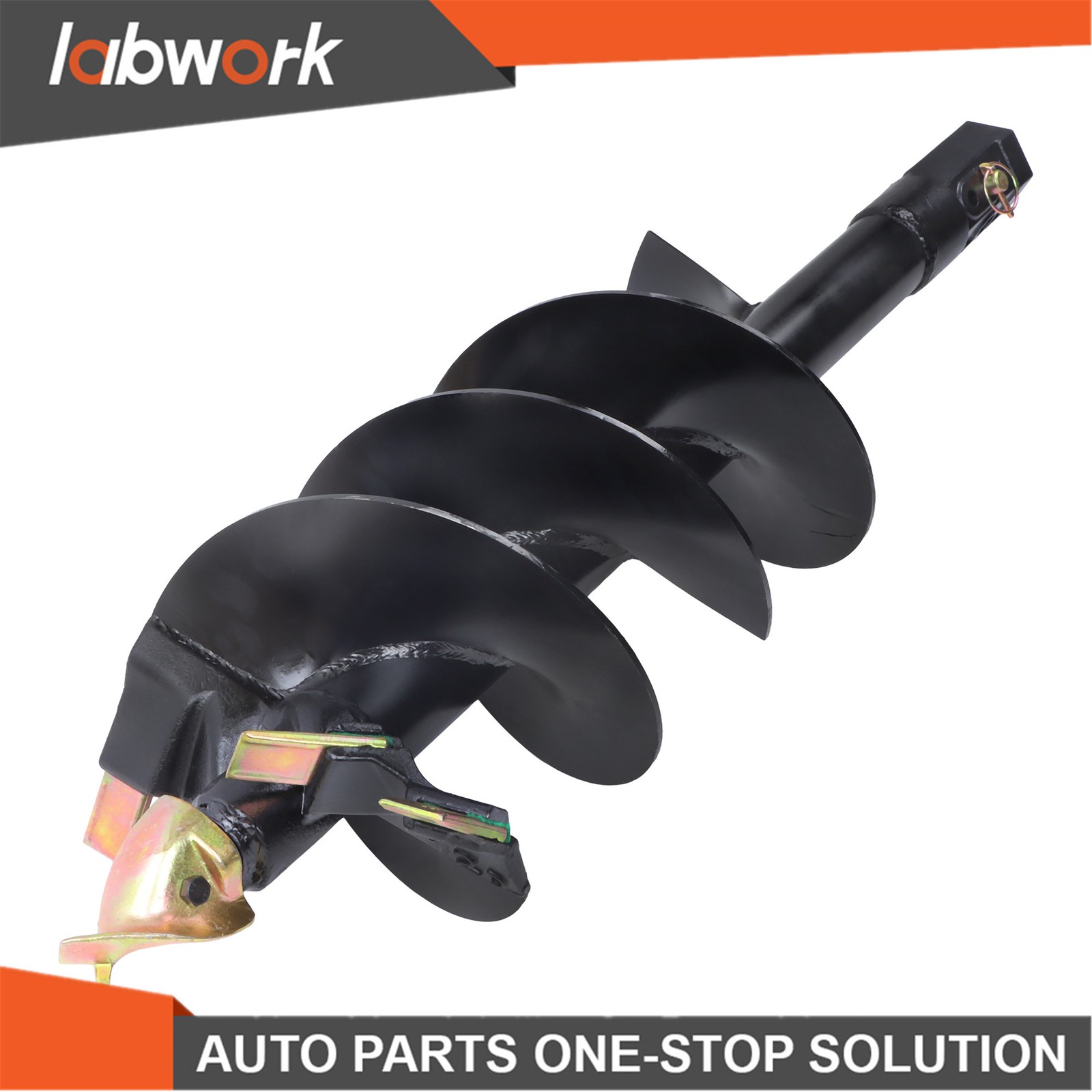 Labwork 12" x 48" Digger Auger Bit Attachment, 2" Hex Compatible