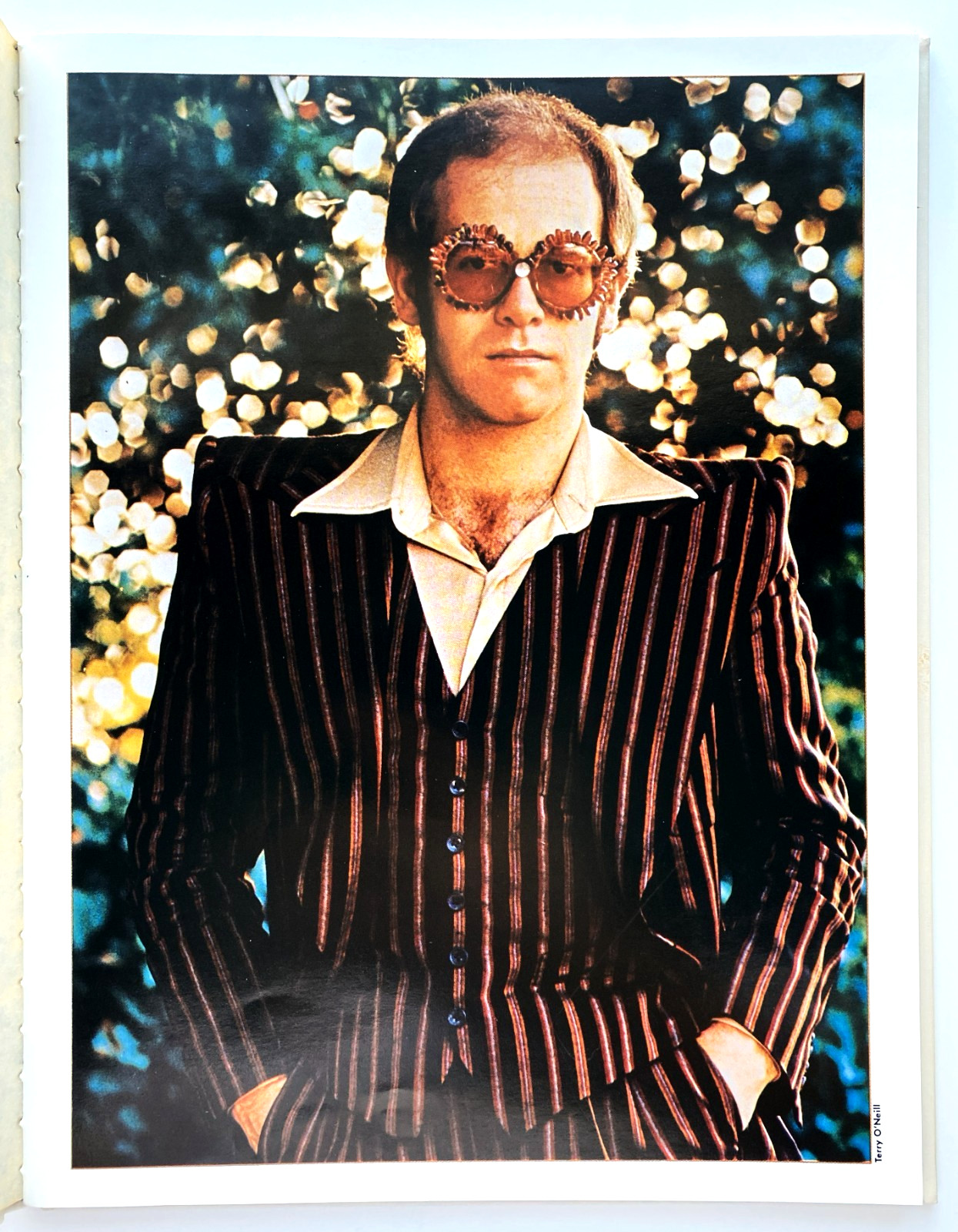 Elton John, Bernie Taupin, Signed, Five Years of Fun, 1975, +Troubadour Ticket