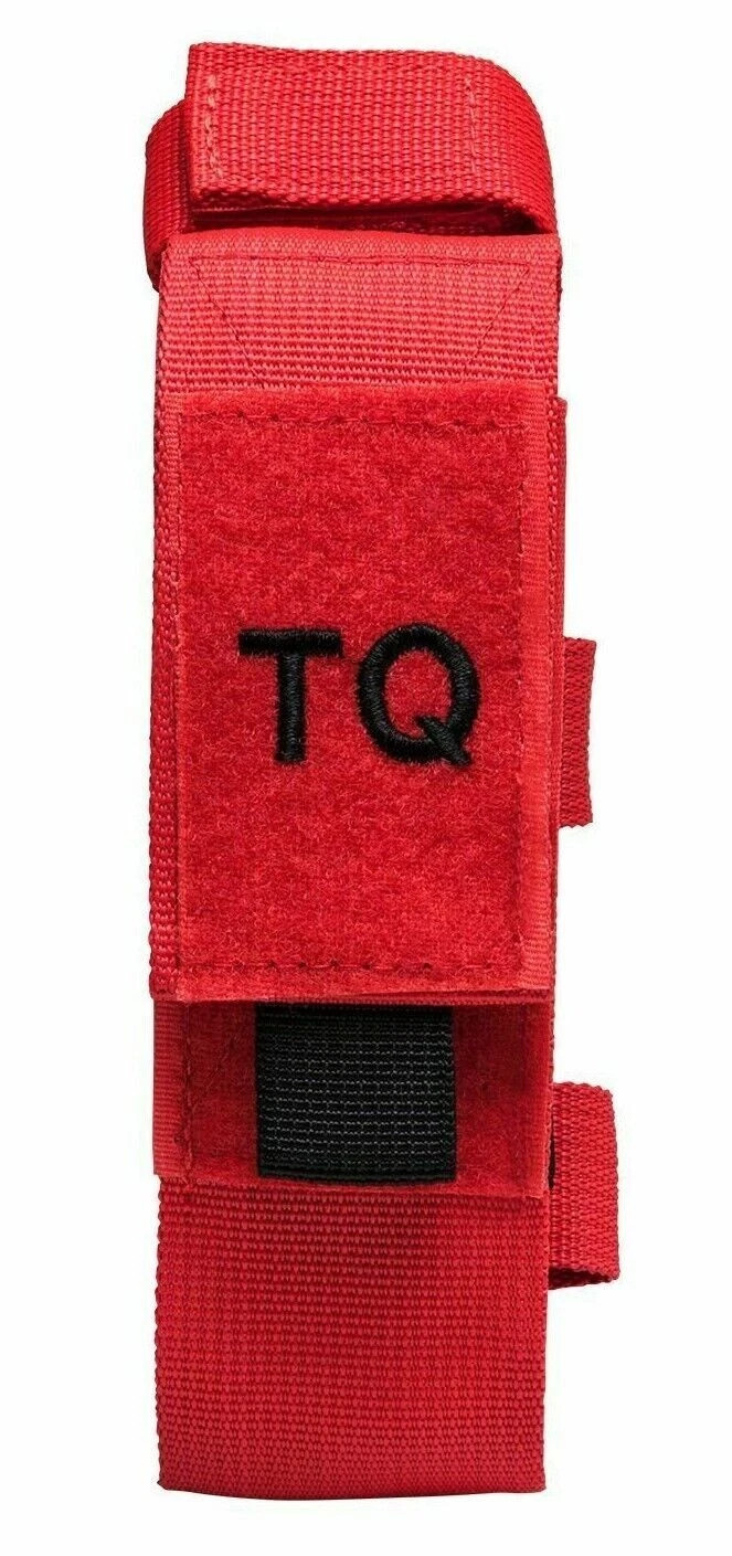 VISM Red Tourniquet Pouch – Quick Access EMT TQ Holder | MOLLE First Aid / IFAK