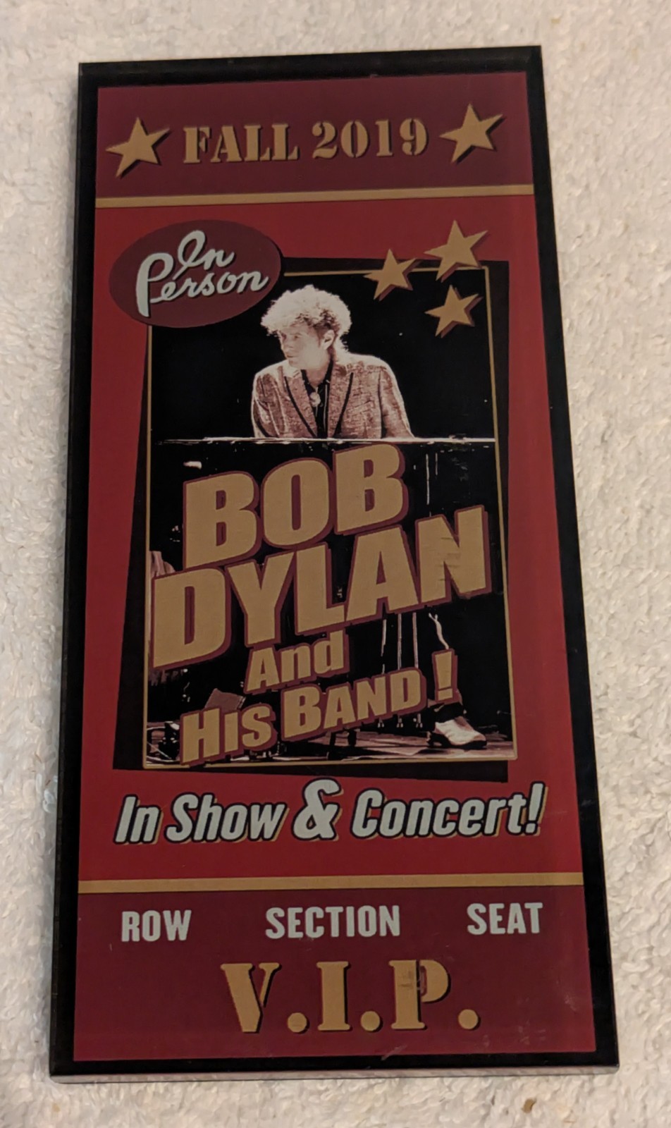 Ozzy Osbourne Lynyrd Skynyrd Rob Zombie Bob Dylan Passes Ticket Stub Lot