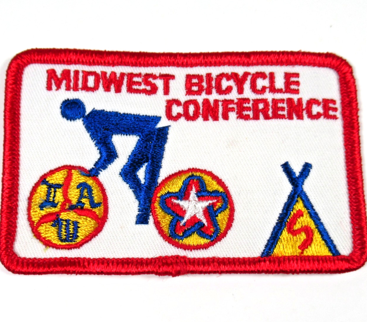 League of American Wheelmen Midwest Bicycle Conference Vintage Patch