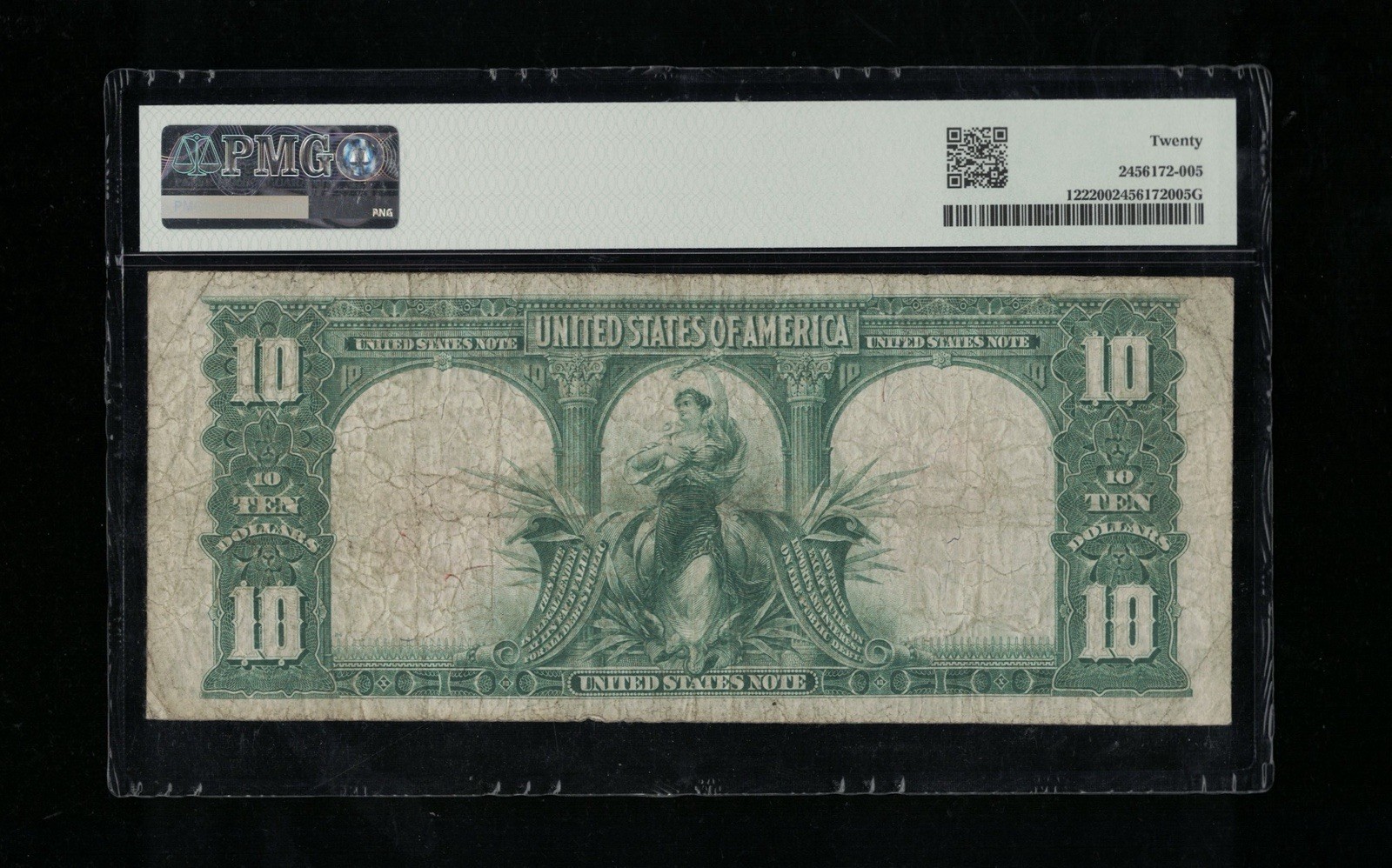 SC 1901 $10 Fr.122 “Bison” Legal Tender - PMG 20 (254)