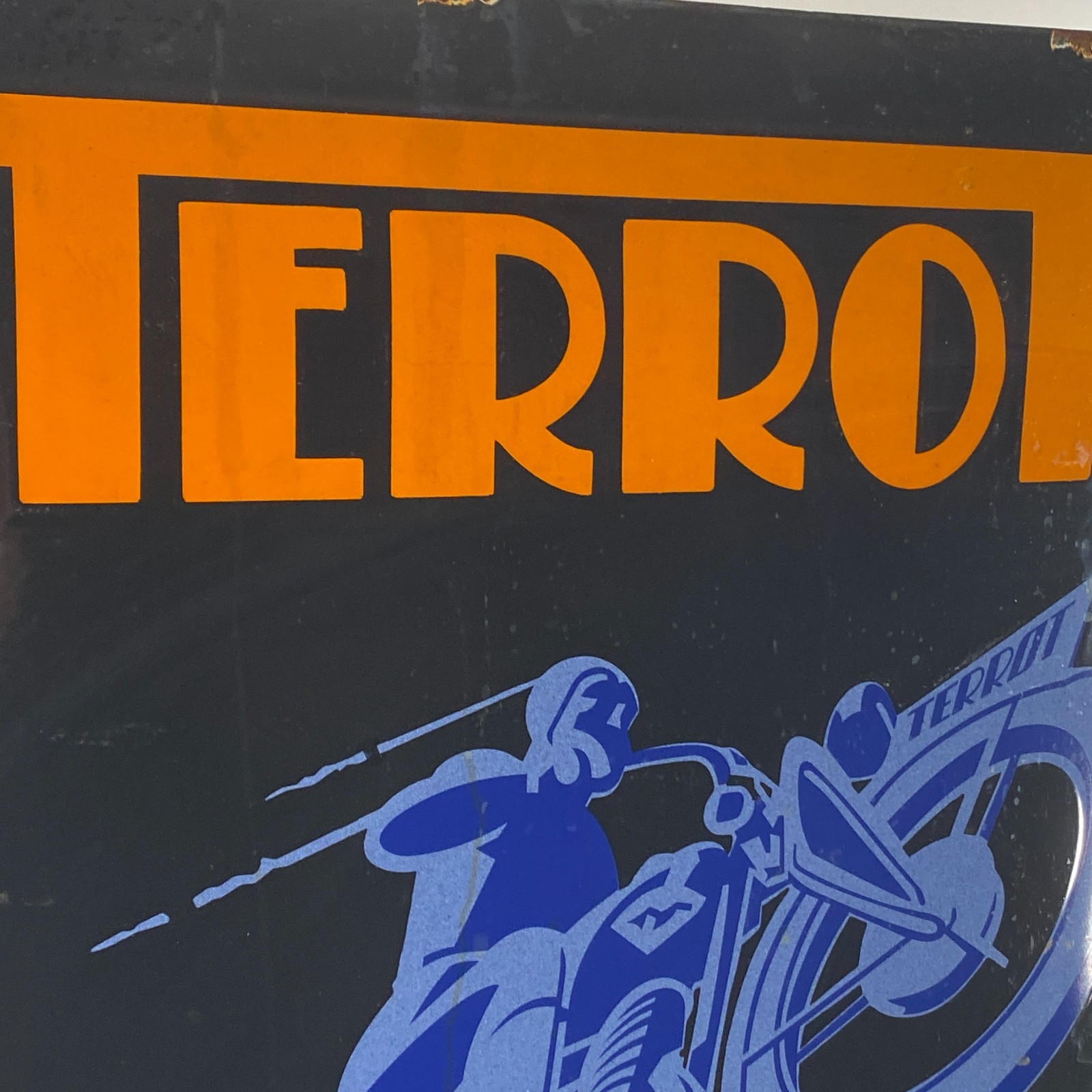 Terrot Enamel Sign - 60x40cm (23.6x15.7") - Vintage Garage Motorcycle Decoration