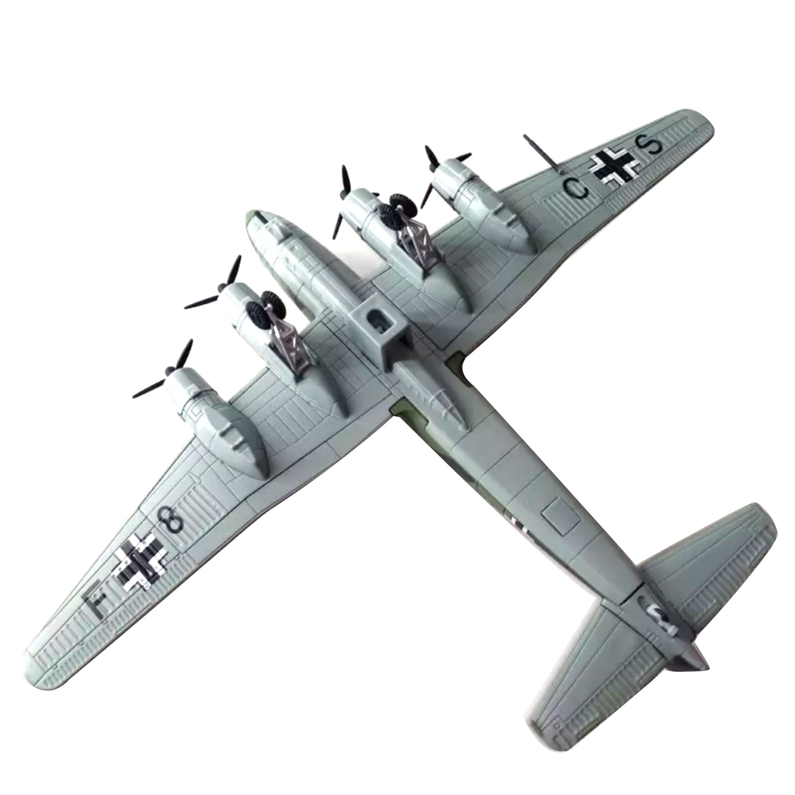 1:144 German Focke-Wulf Fw 200 Condor Aircraft Model Diecast Military Collection