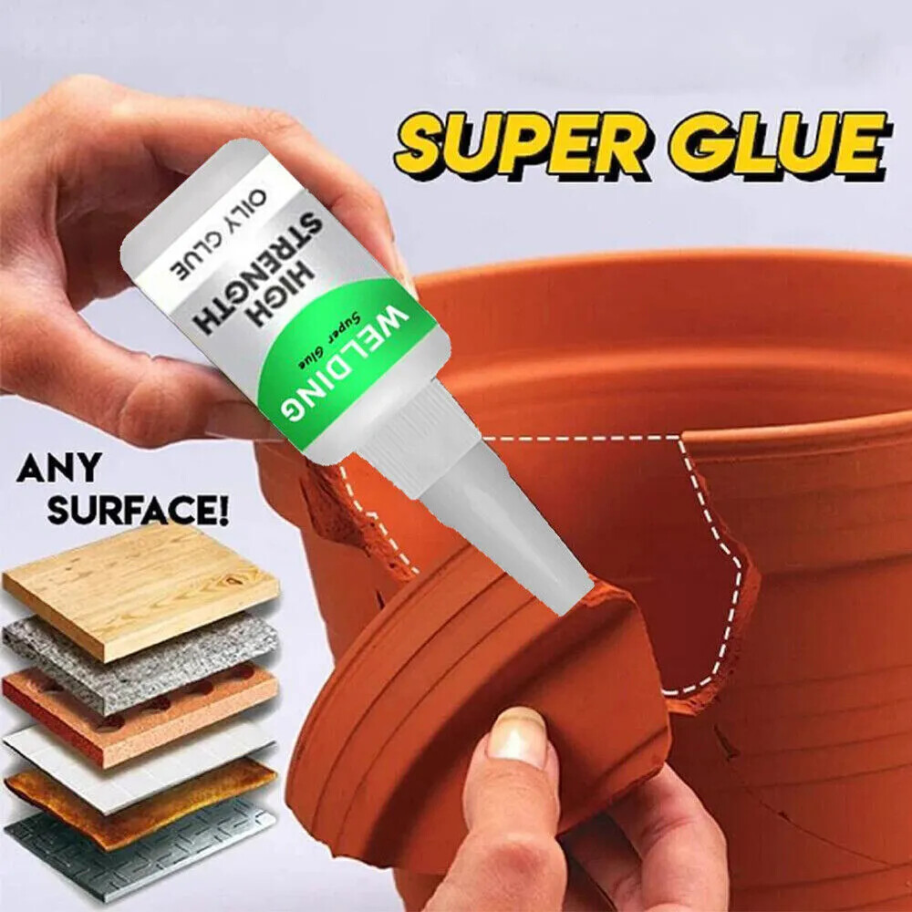 3pcs Powerful Welding High-Strength Oily Glue Uniglue Universal Super Glue 50ml