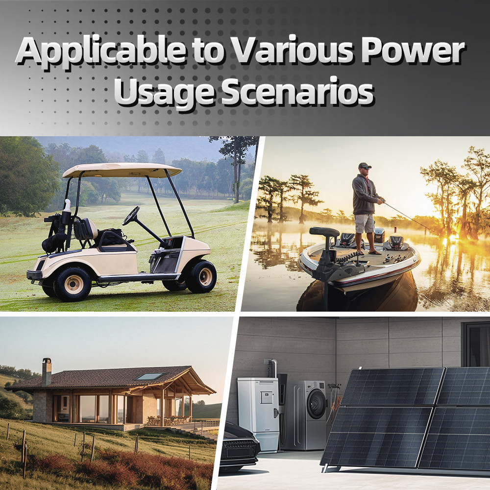 58.4V 15A Lithium LiFePO4 Battery Charger for RV Boat Golf Carts, Aluminum Shell