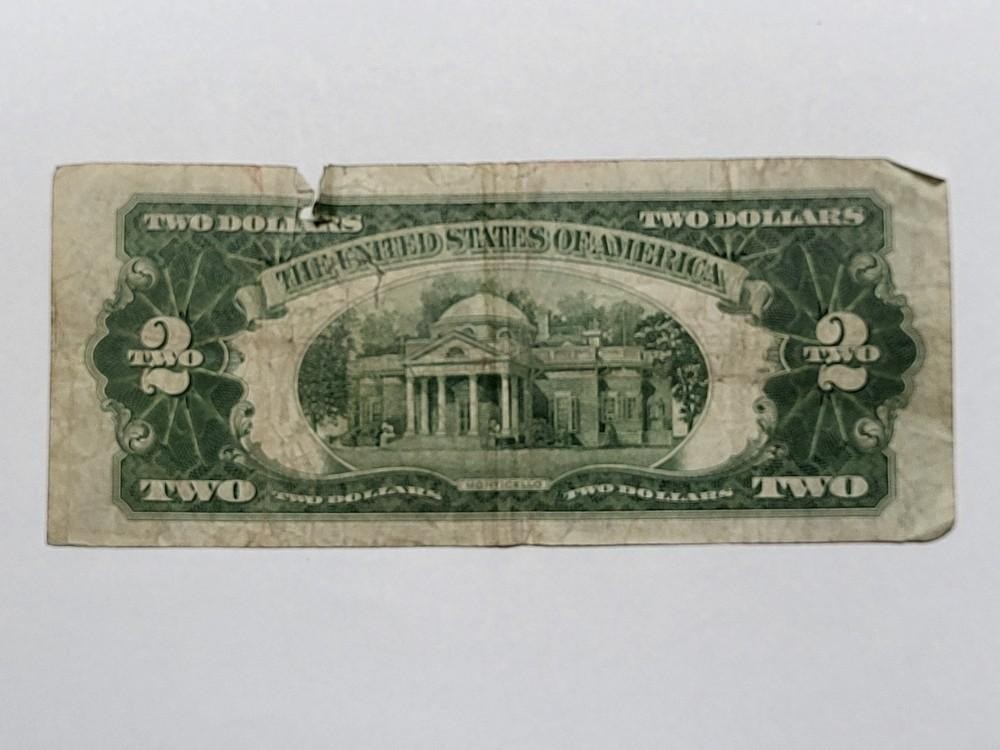 1928 G RED Seal $2 United States Note CHEAP !!!
