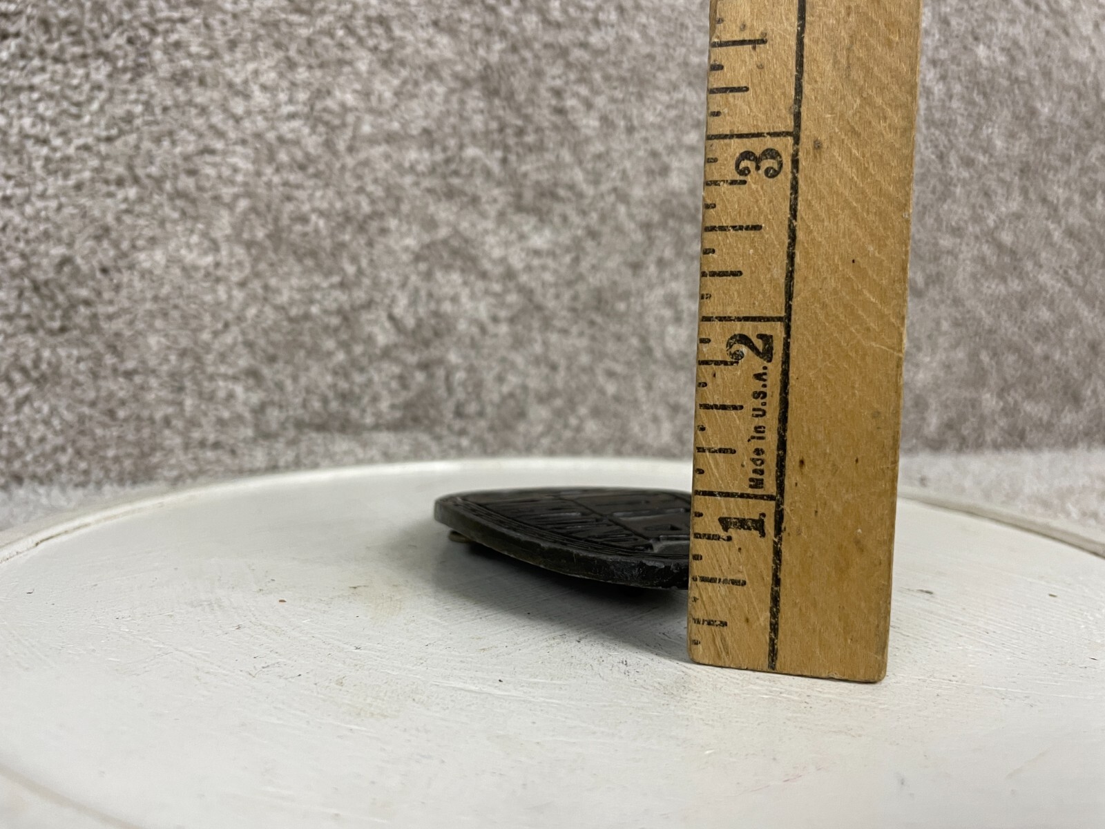 Solid Brass 4" Oval Belt Buckle United States Army Delayed Entry Program