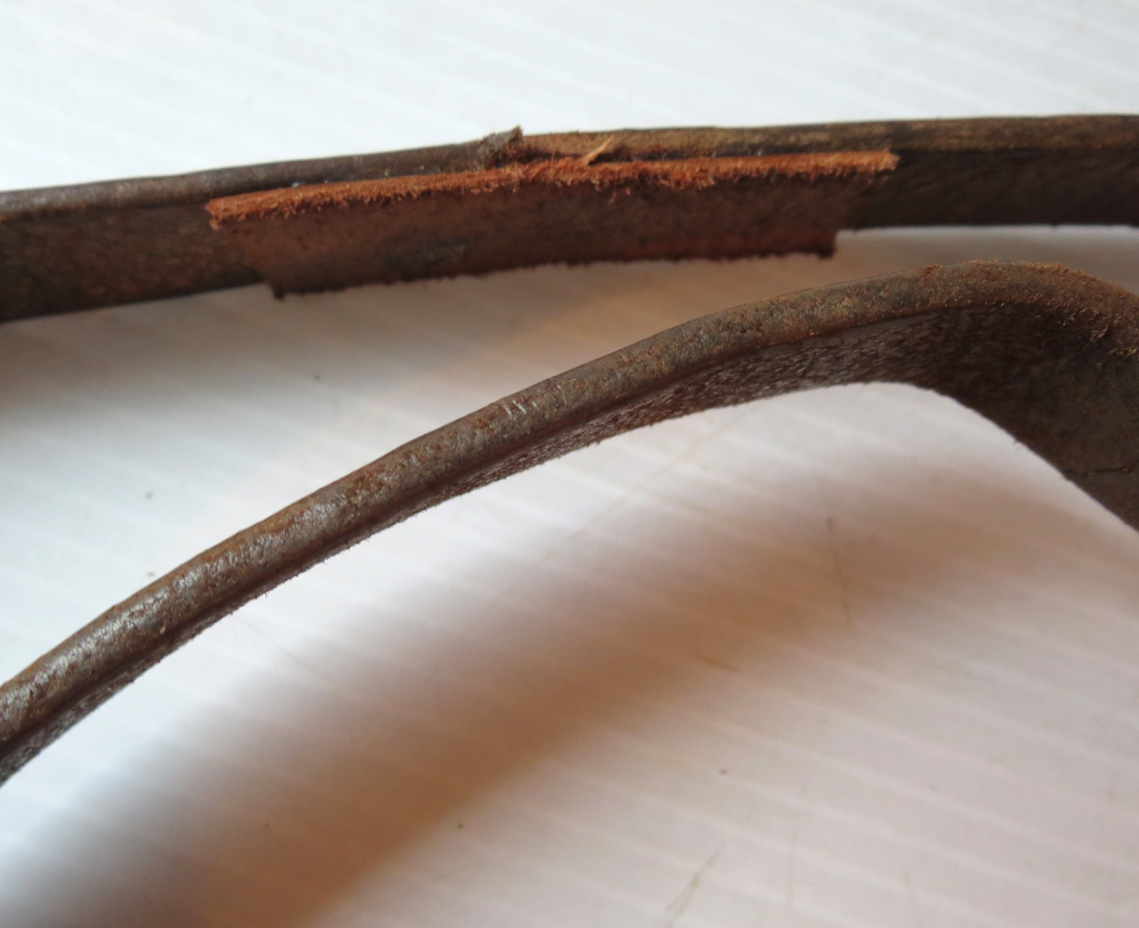 Antique Leather Cartridge Box Case Civil War Era 17 3/4" L