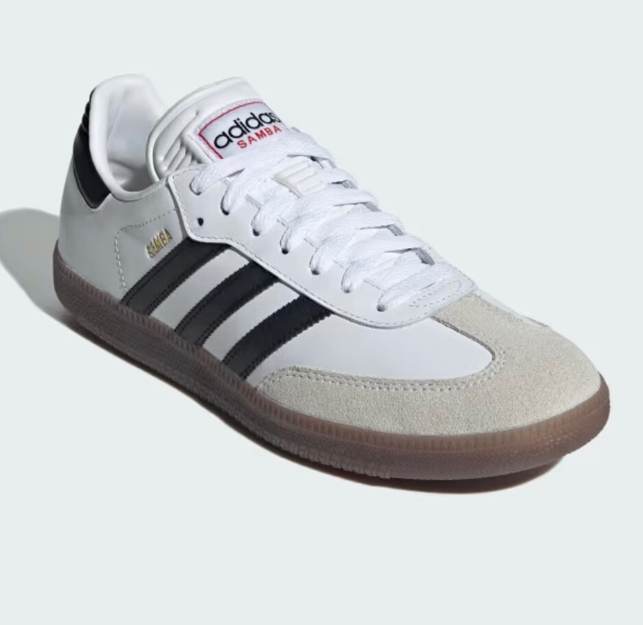 Women’s adidas Samba Indoor Soccer Shoes White Black Gum IH6001