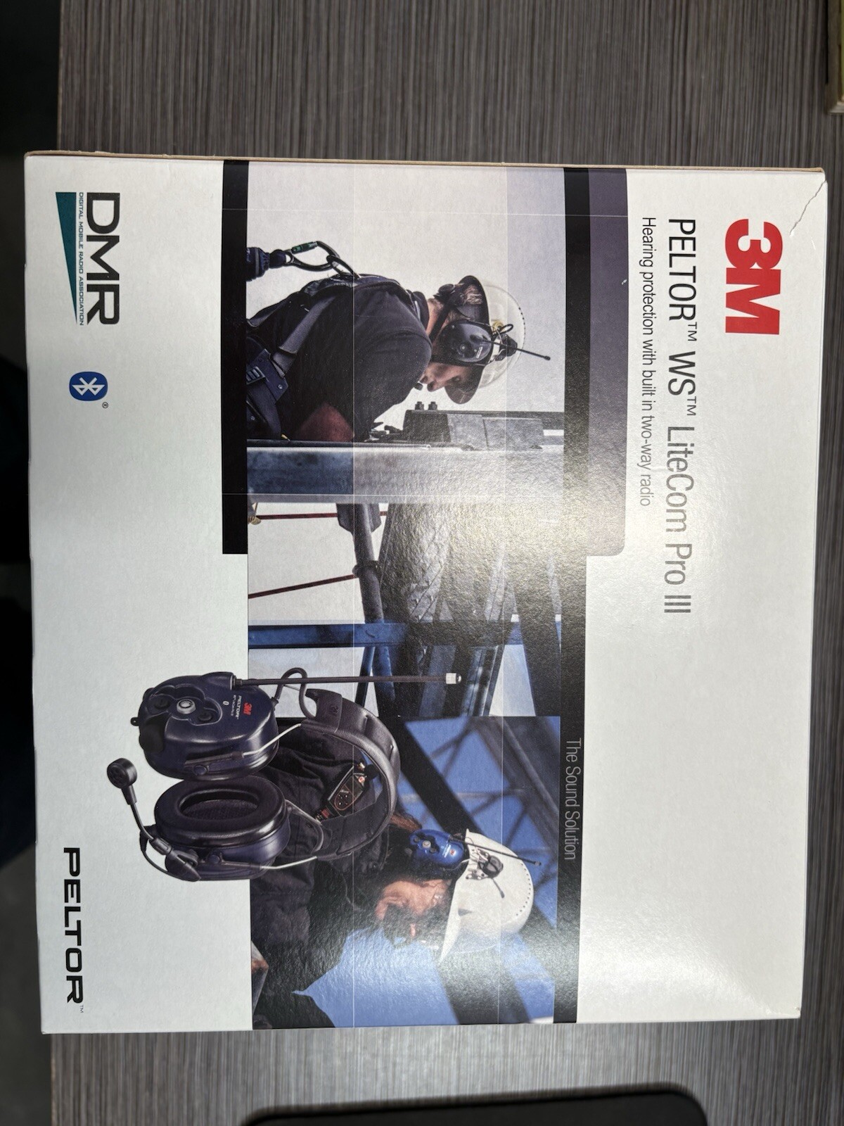 7100099586 3M PELTOR™ WS™ LiteCom PRO III  MT73H7P3E4D10NA Hard Hat  Headset