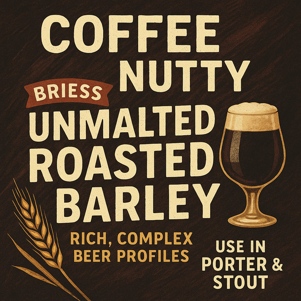 Briess Briess Unmalted Roasted Barley 1 lb