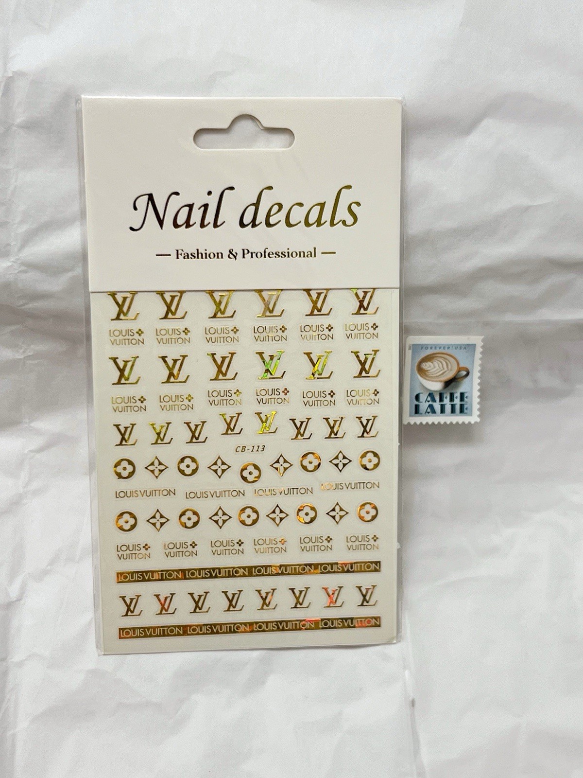 5D Embossed Nail Art Stickers: Gold Holographic Luxury Craft Stickers 2026