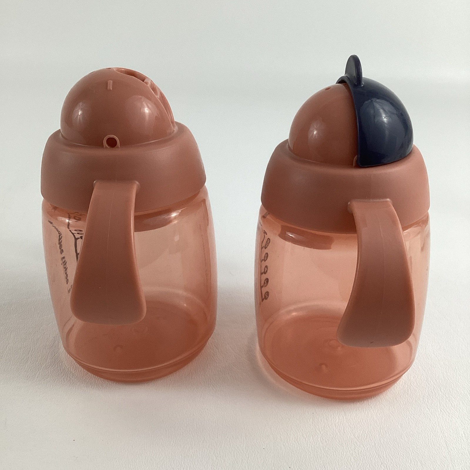 2 Tommee Tippee Toddler Sippy Superstar Weighted Straw Cups Anti Leak Drink