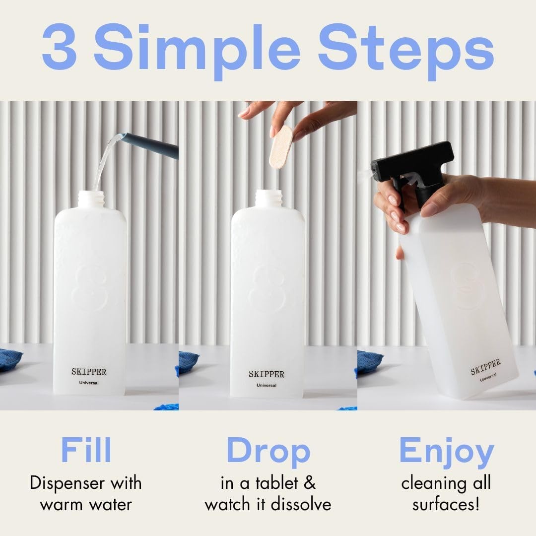 All Purpose Cleaning Tablets - 12 Refills, Fresh Lime & Clementine Scent