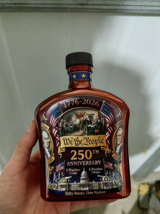 250th Anniversary Whiskey Bottle, We The People, Patriotic Decorative Gifts 2026