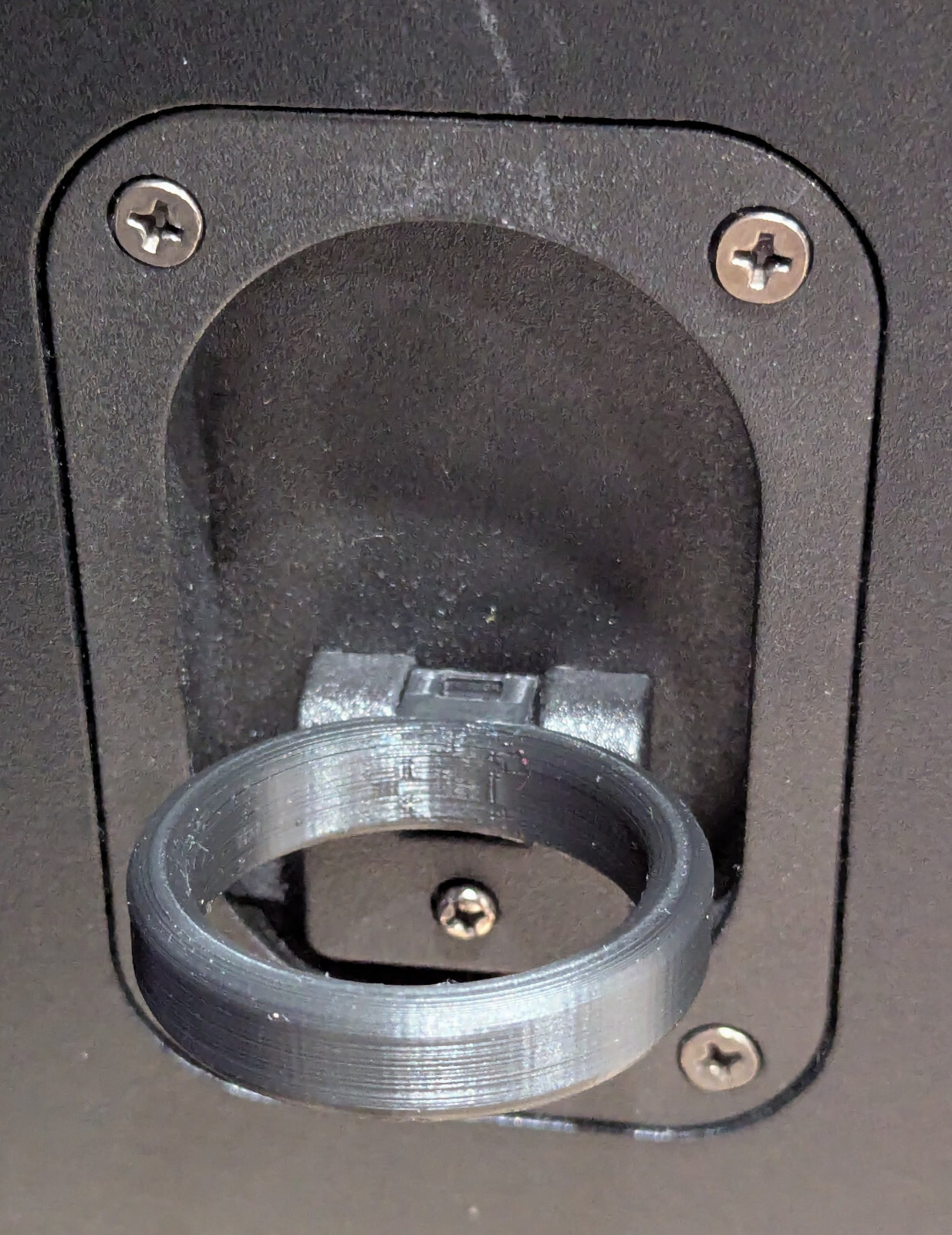 Moukey MTs10-2 Karaoke replacement microphone holder-Round Version, Black, QTY=2