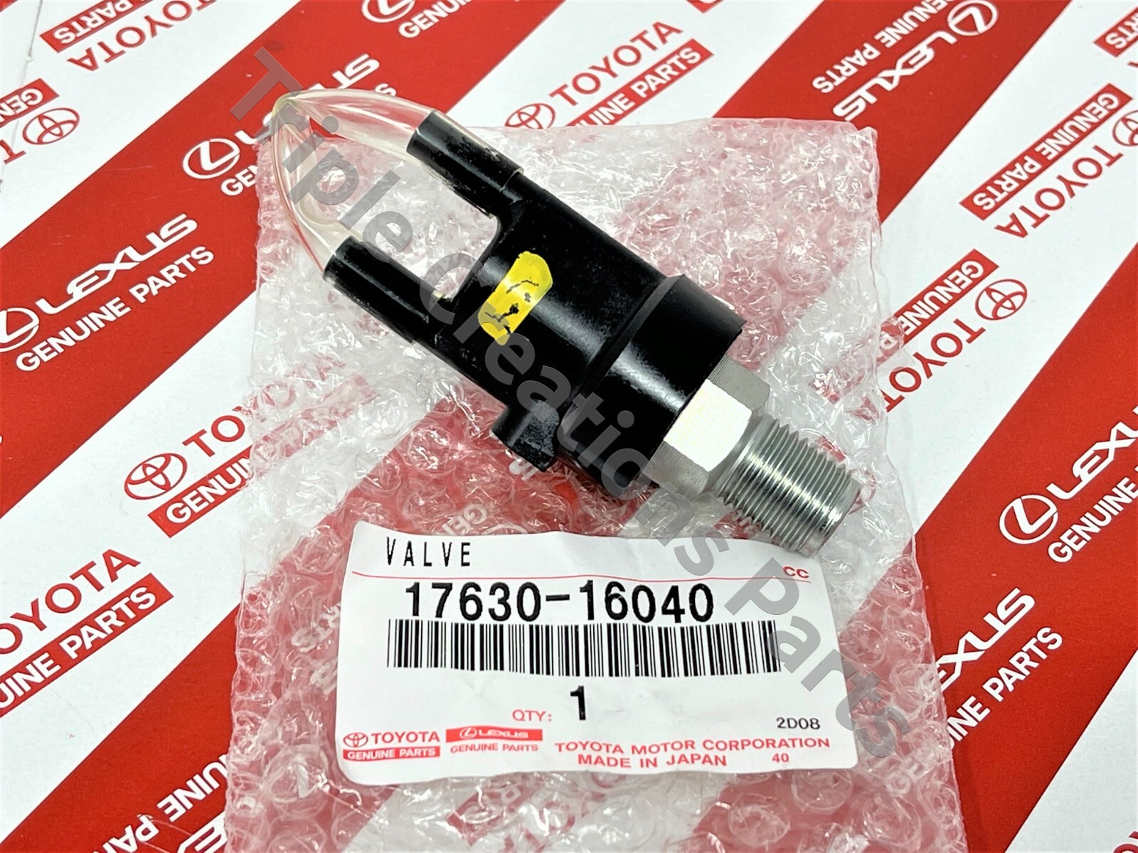 1763016040 Genuine OEM Toyota Valve Assy, Air Control 17630-16040